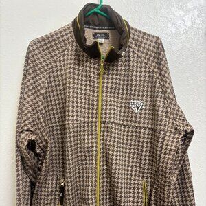 LRG Lifted Research Group blood hound jacket XL brown vintage